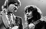 Alex and Geddy performing live