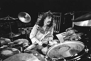 Neil Peart performing live
