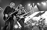 Alex and Geddy on stage
